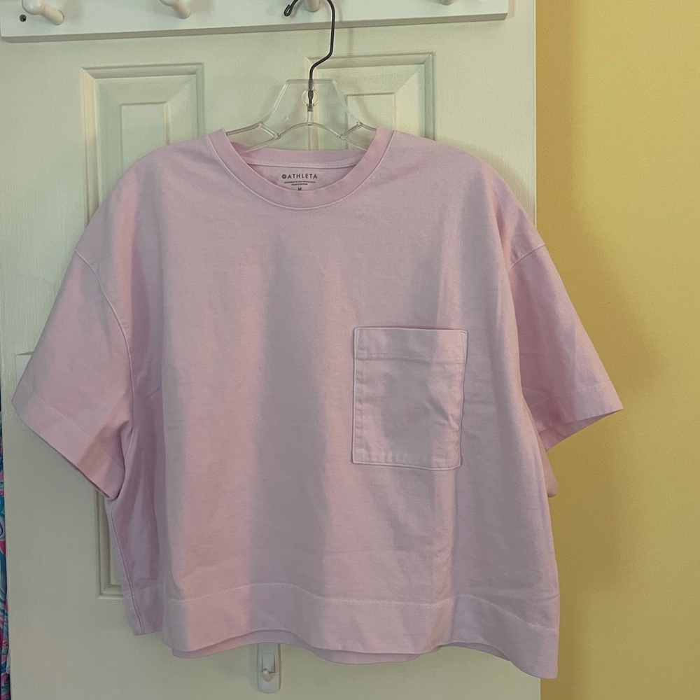 Athleta Classic Cotton Crop Tee